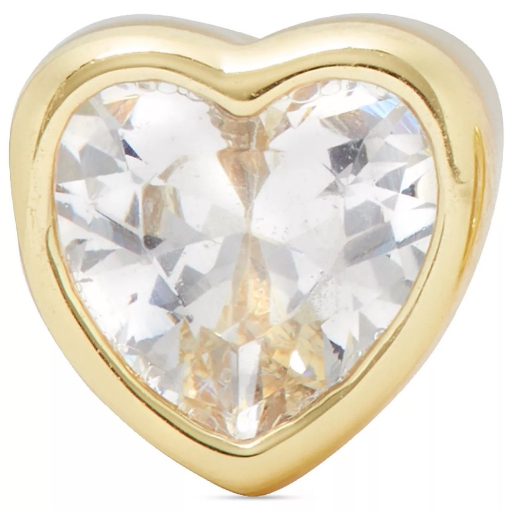NWT ♠️ Kate Spade Cz Heart Stud Earrings - Picture 3 of 8